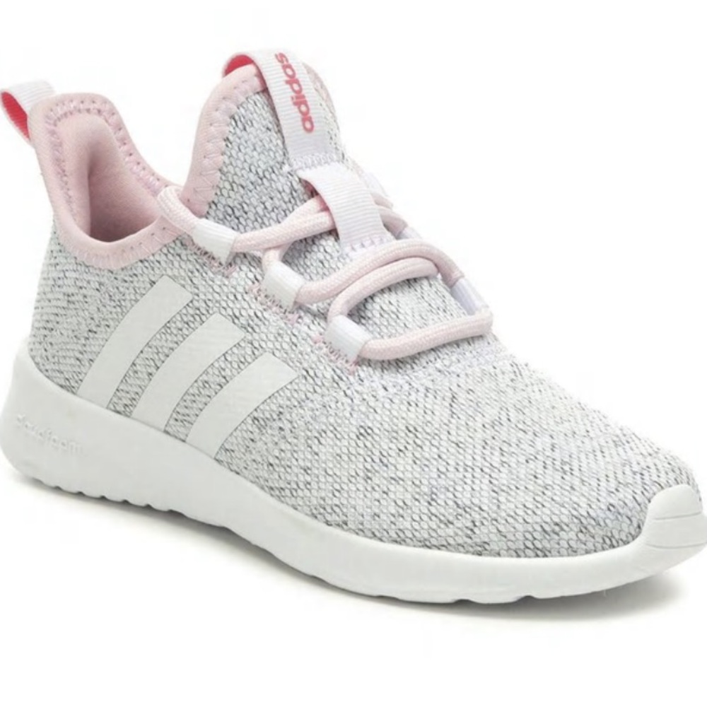 NWT GIRLS' ADIDAS LITTLE KID & BIG KID CLOUDFOAM PURE 2.0 SUSTAINABLE SNEAKERS